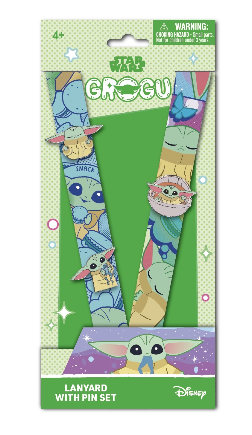 Grogu Lanyard & Pins Set
