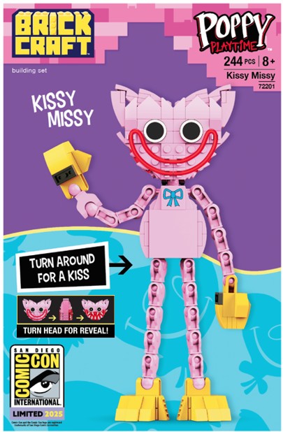 Poppy Playtime Kissy Missy 240-Piece Building Block Set