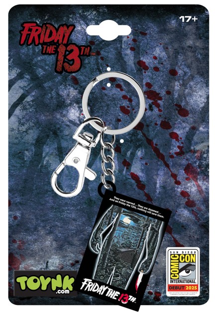 Friday The 13th Movie Poster VHS Tape Keychain