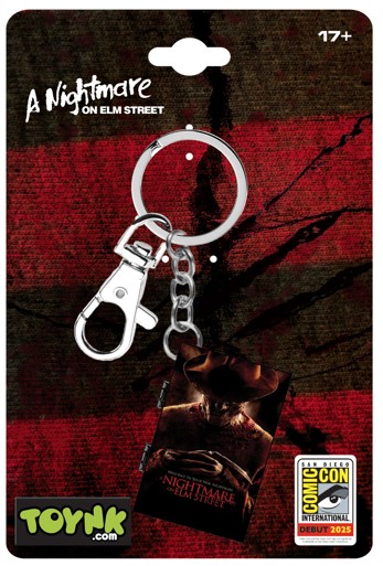 A Nightmare On Elm Street Movie Poster VHS Tape Keychain