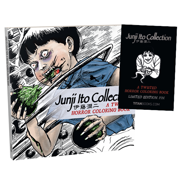 JUNJI ITO COLLECTION: A TWISTED COLORING BOOK WITH EXCLUSIVE COVER AND LIMITED EDITION ENA