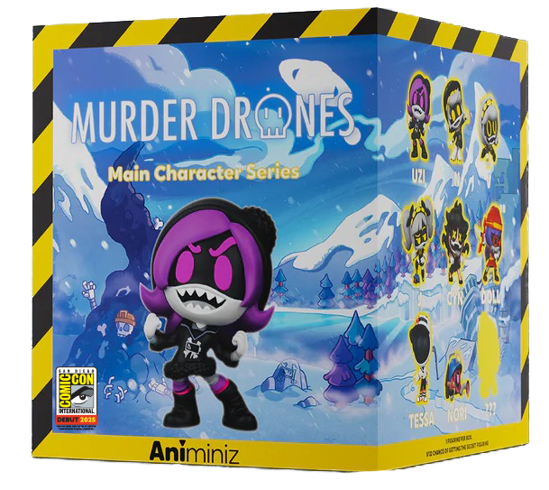 2025 SDCC Exclusive Debut Glitch Productions Murder Drones Animiniz Vinyl Figure Mystery Box