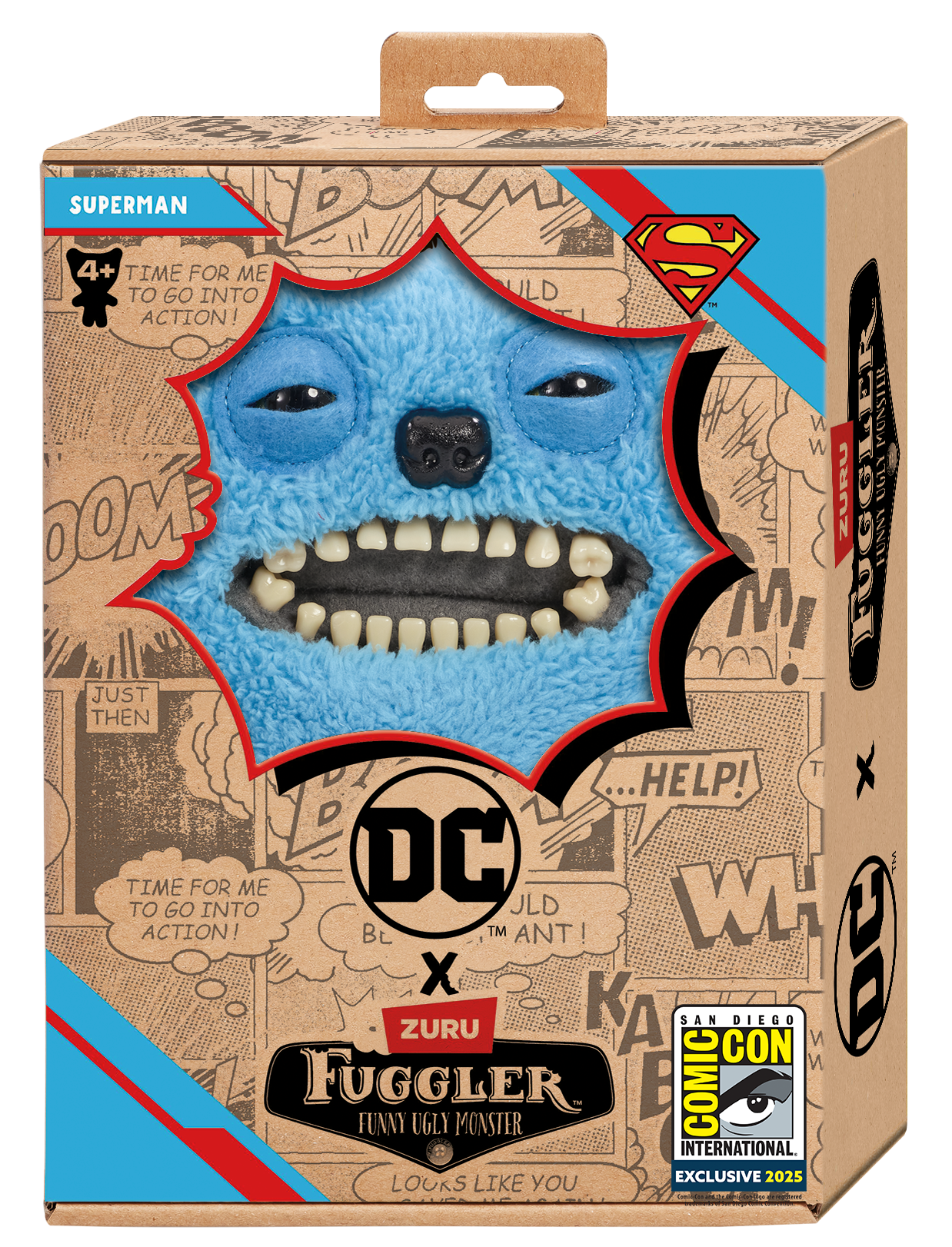 2025 SDCC Exclusive Fuggler X D.C. Comics Superman Plushie