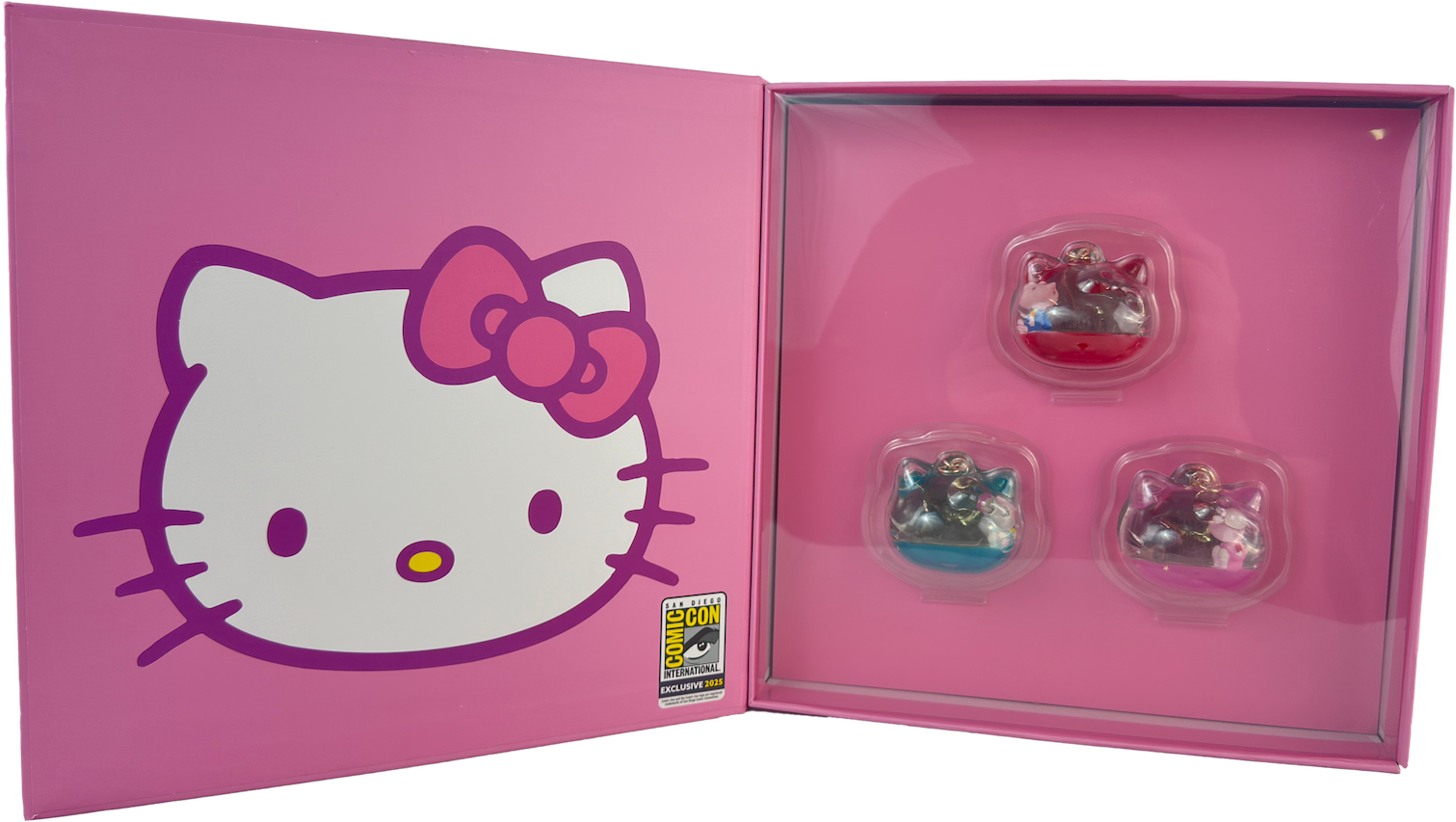 2025 SDCC Exclusive Sanrio Hello Kitty "Hello Kitty" Tsunameez 3-Pack Set In Collectors Box