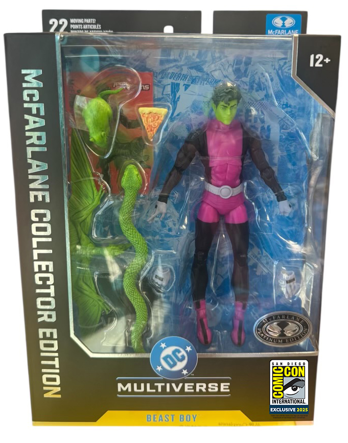 2025 SDCC Exclusive McFarlane Toys - D.C. Universe - Teen Titans Beast Boy 7" Figure