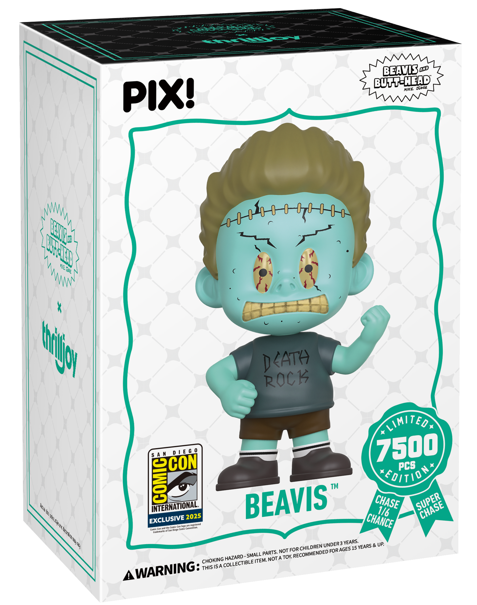 2025 SDCC Exclusive Thrilljoy PIX! Beavis & Butt-Head Zombie Beavis Figure