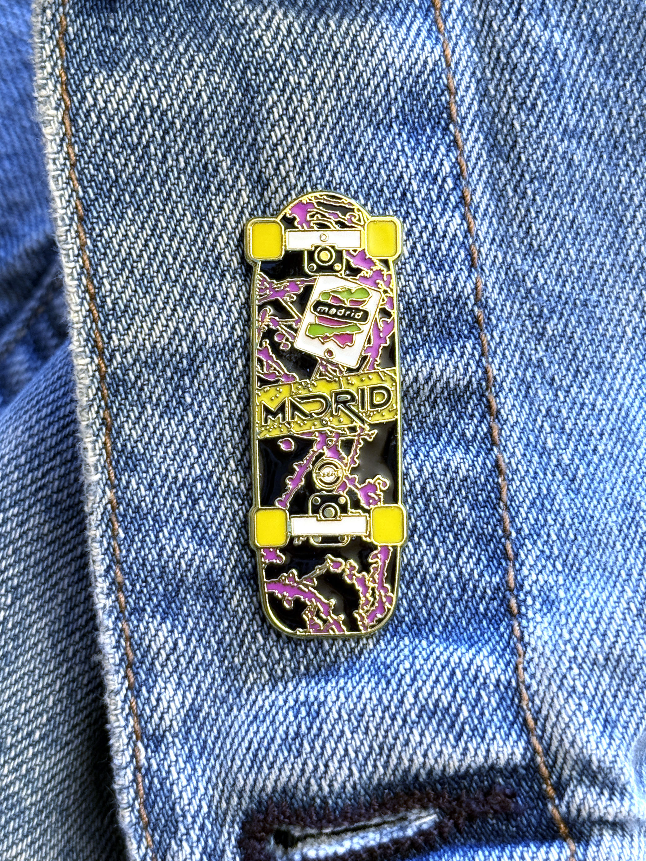 McFly Enamel Pin by Madrid Skateboards