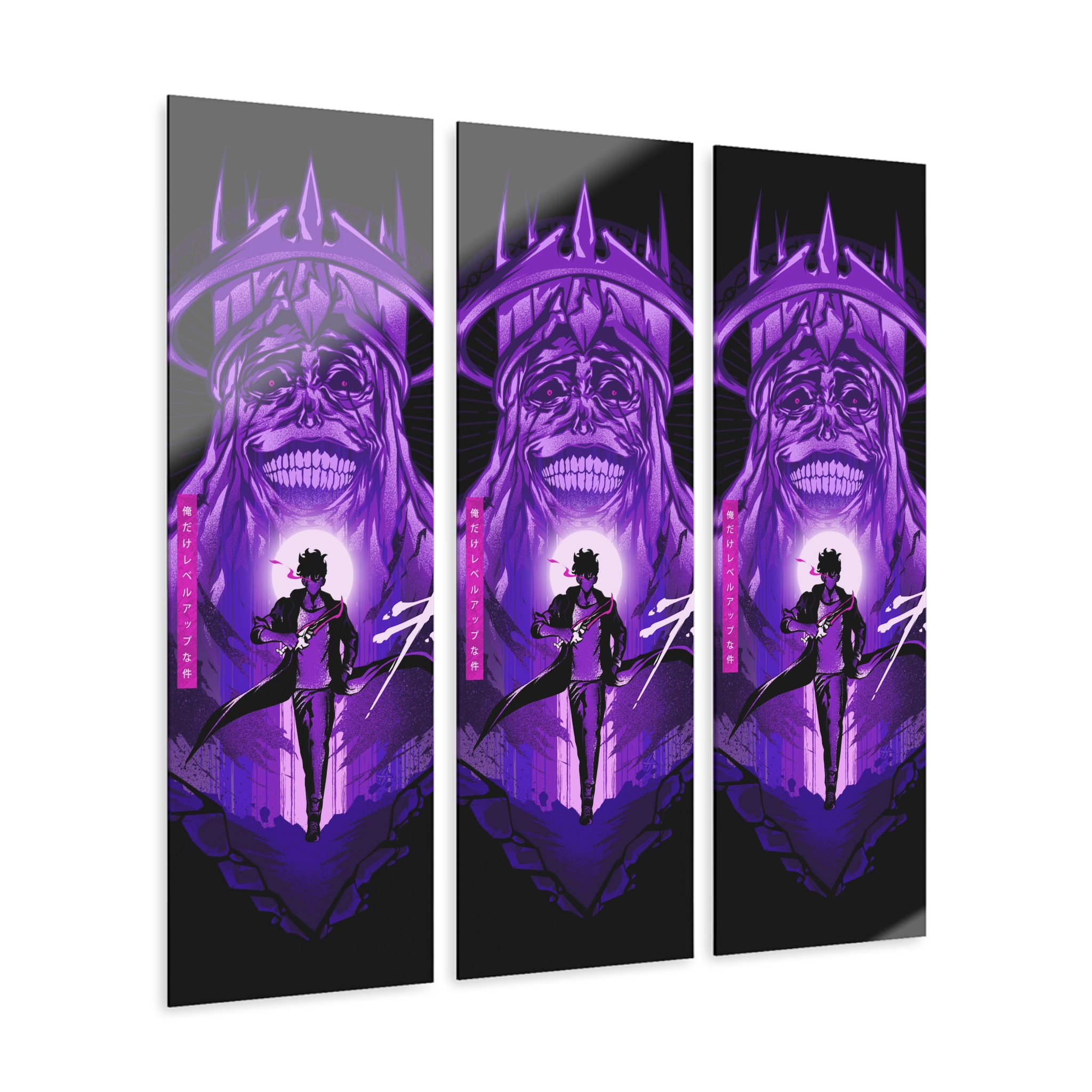 SOLO LEVELING INSPIRED 12x36 ACRYLIC PRINT LIMITED TO 6 PCS SAN DIEGO 2025 EXCLUSIVE