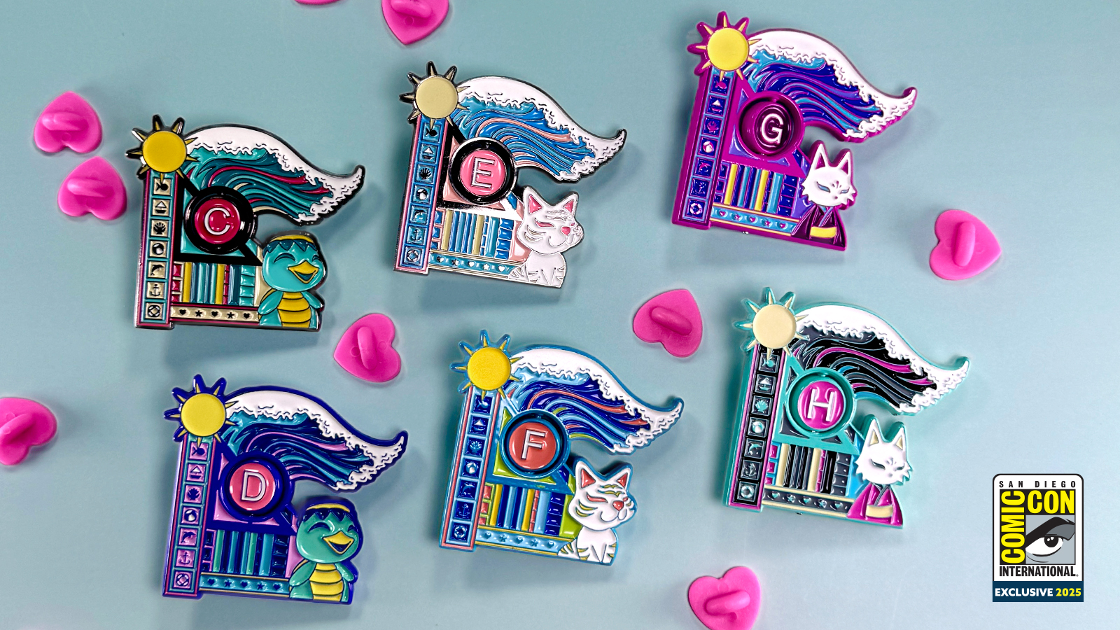 Exclusive Blind Bag Spinner Pins