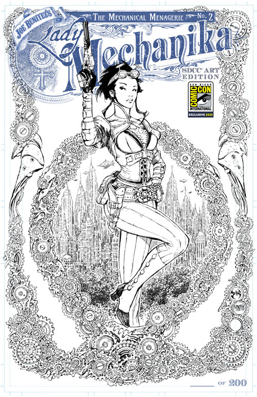 Lady Mechanika: The Mechanical Menagerie #2, SDCC Exclusive Art Edition