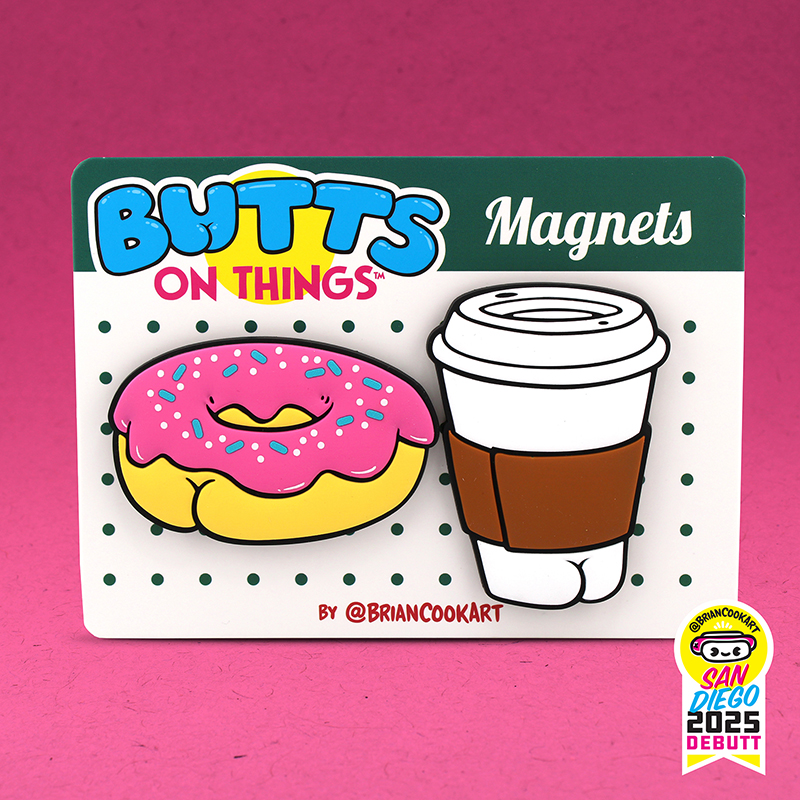 Butts on Things *Debut*  MAGNET SET