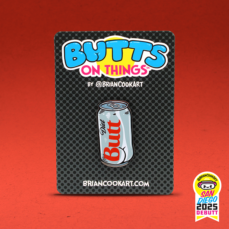 Butts on Things *Debut*  Diet Butt Pin
