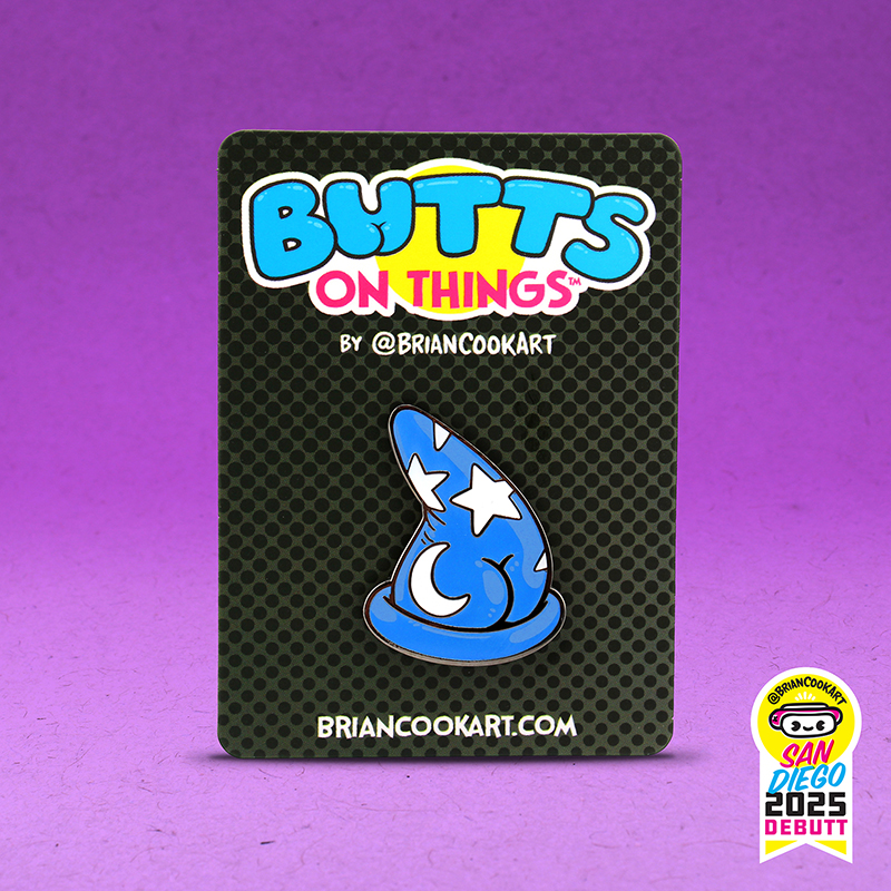 Butts on Things *Debut* "The Sorcerer's Butt"Pin