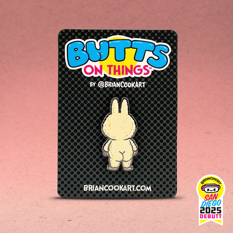 Butts on Things *Debut* "Weird Bunny" PIN