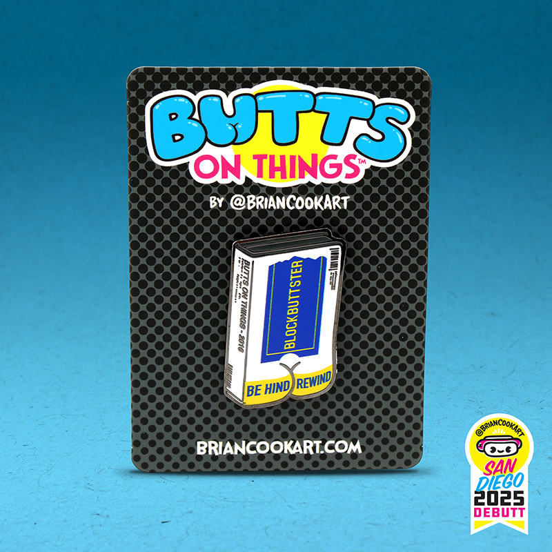 Butts on Things *Debut* "BlockBUTTster" PIN