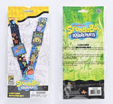 SpongeBob SquarePants Lanyard & Pins Set