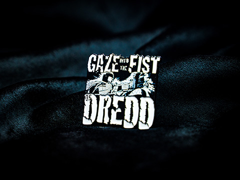Gaze Into the Fist of Dredd San Diego Limited Edition Pin Badge