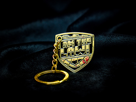 I Am The Law Shield San Diego Limited Edition Keychain