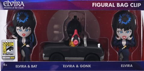 Elvira 3D Foam Bag Clip 3 Pc Set