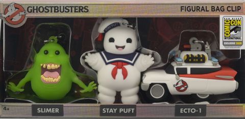 Ghostbusters 3D Foam Bag Clip 3 PC Set