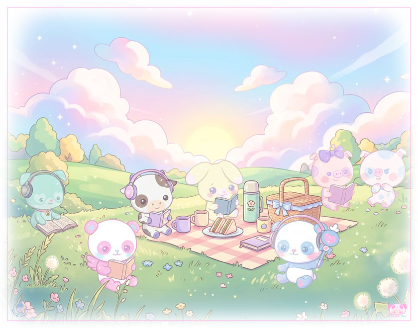 Sparkle Friends: Sparkle Hollow Sunrise Picnic – SDCC 2026 Exclusive Collector's Print