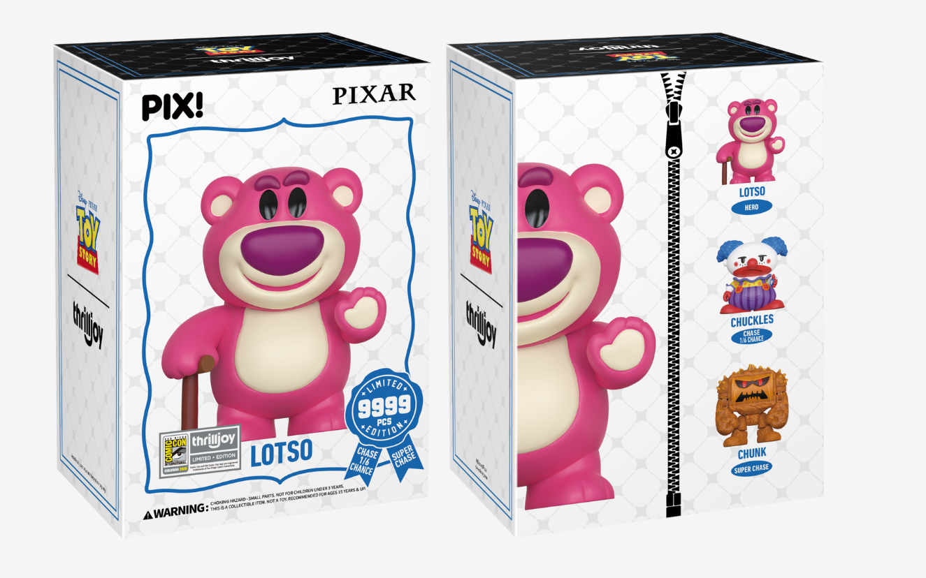 2026 SDCC Exclusive Thrilljoy Toy Story Lotso Bear