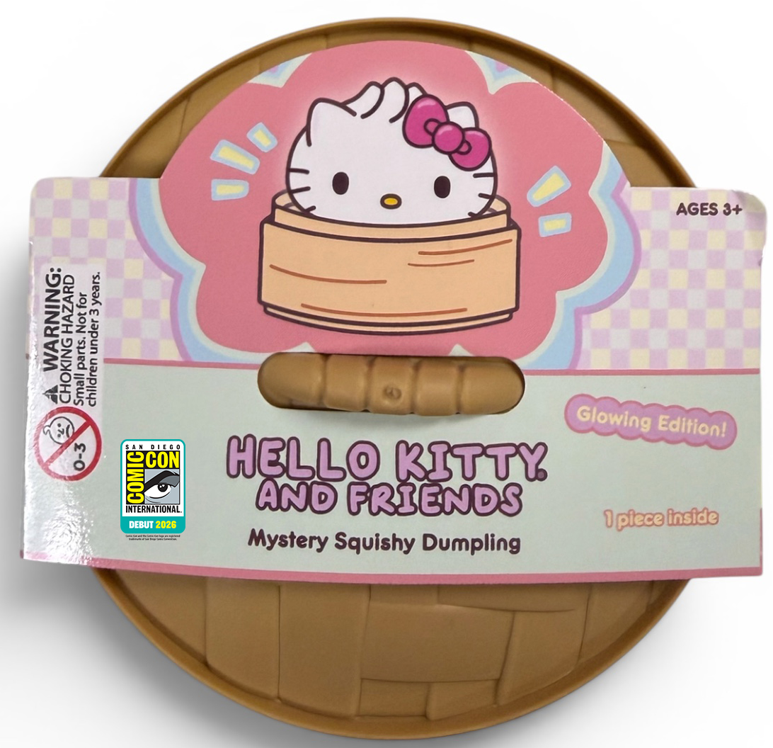 2026 SDCC Debut Hello Kitty "Glow in the Dark" Squishy Dumpling