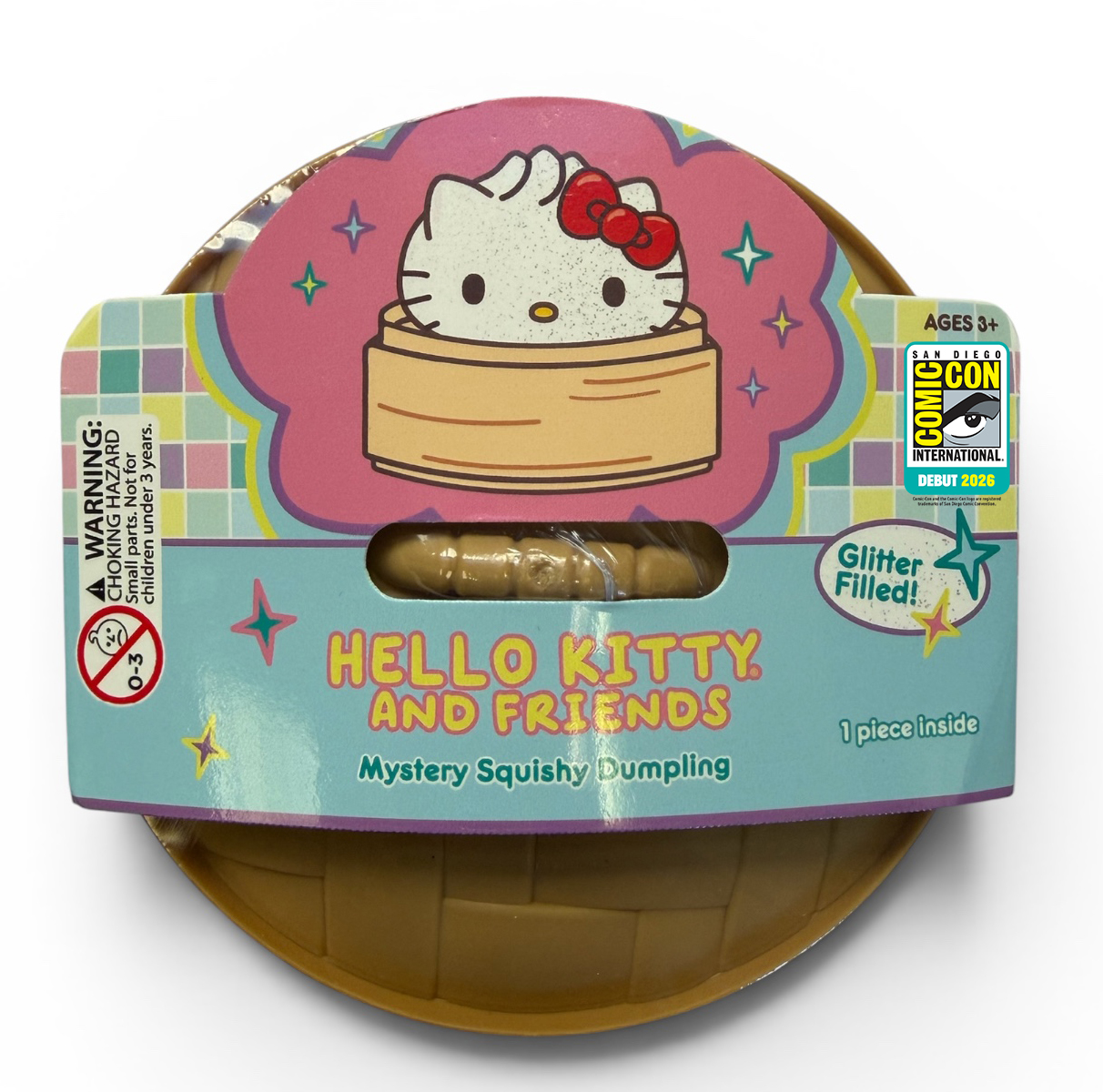 2026 SDCC Debut Hello Kitty "Glitter" Squishy Dumpling