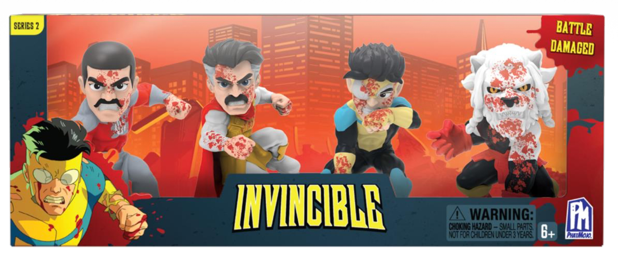 2026 Convention Exclusive Invincible 4 pc Bloodsplatter Figure Set (Variant)