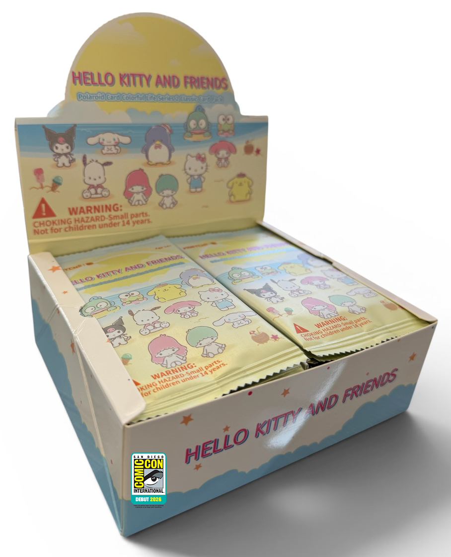2026 SDCC Debut Sanrio Hello Kitty & Friends Colorful Life Trading Card Box (36 packs)