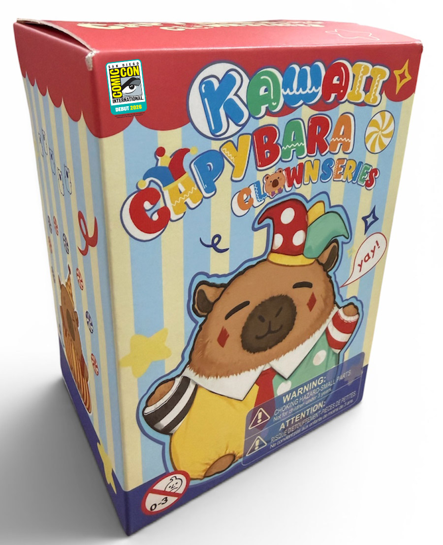 2026 SDCC Exclusive Debut Capybara Clown Series Plush Pendant Blind Box