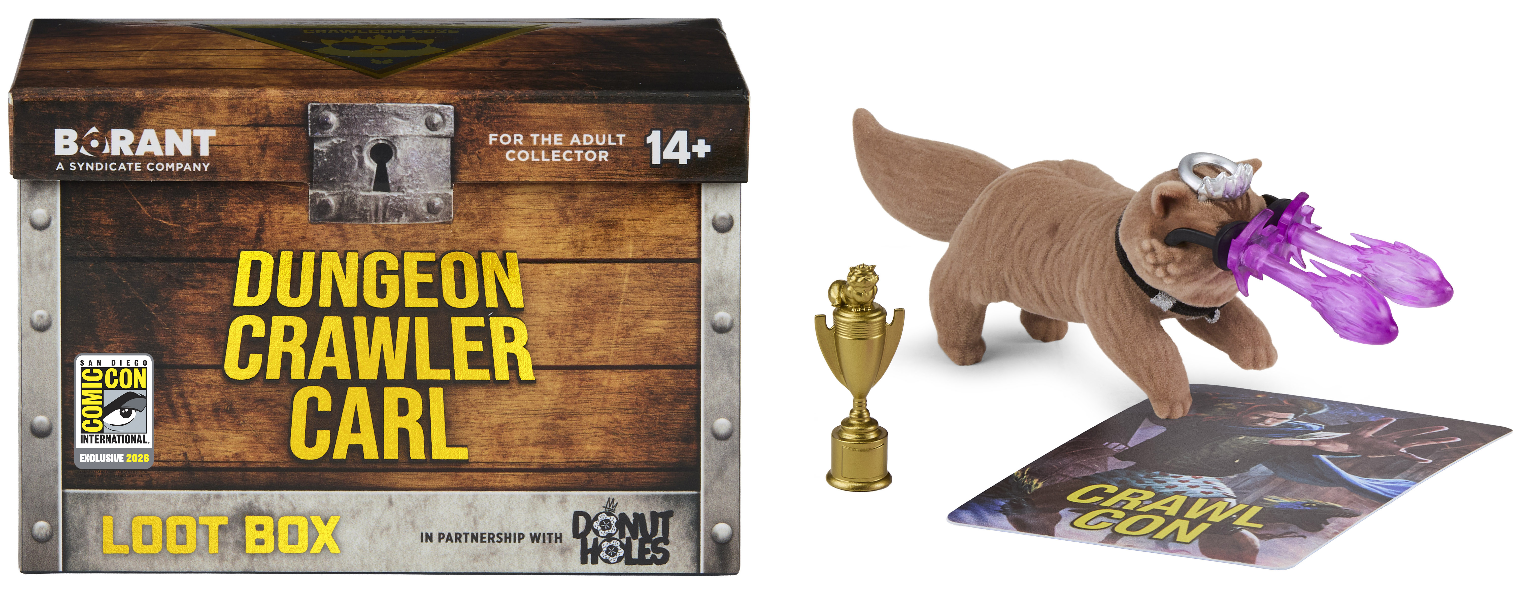 2026 SDCC Exclusive Loot Box: Gold "Crawl Con" Blind Box