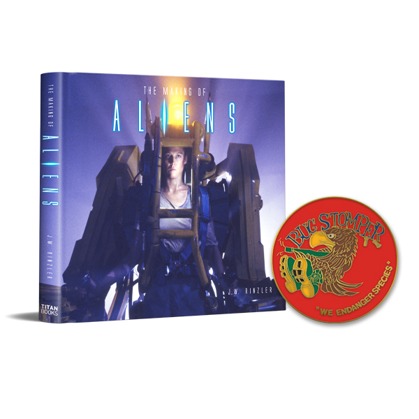 The Making Of Aliens with Exclusive Bugstomper Enamel Pin + A Raffle Ticket to Win a Copy Signed by