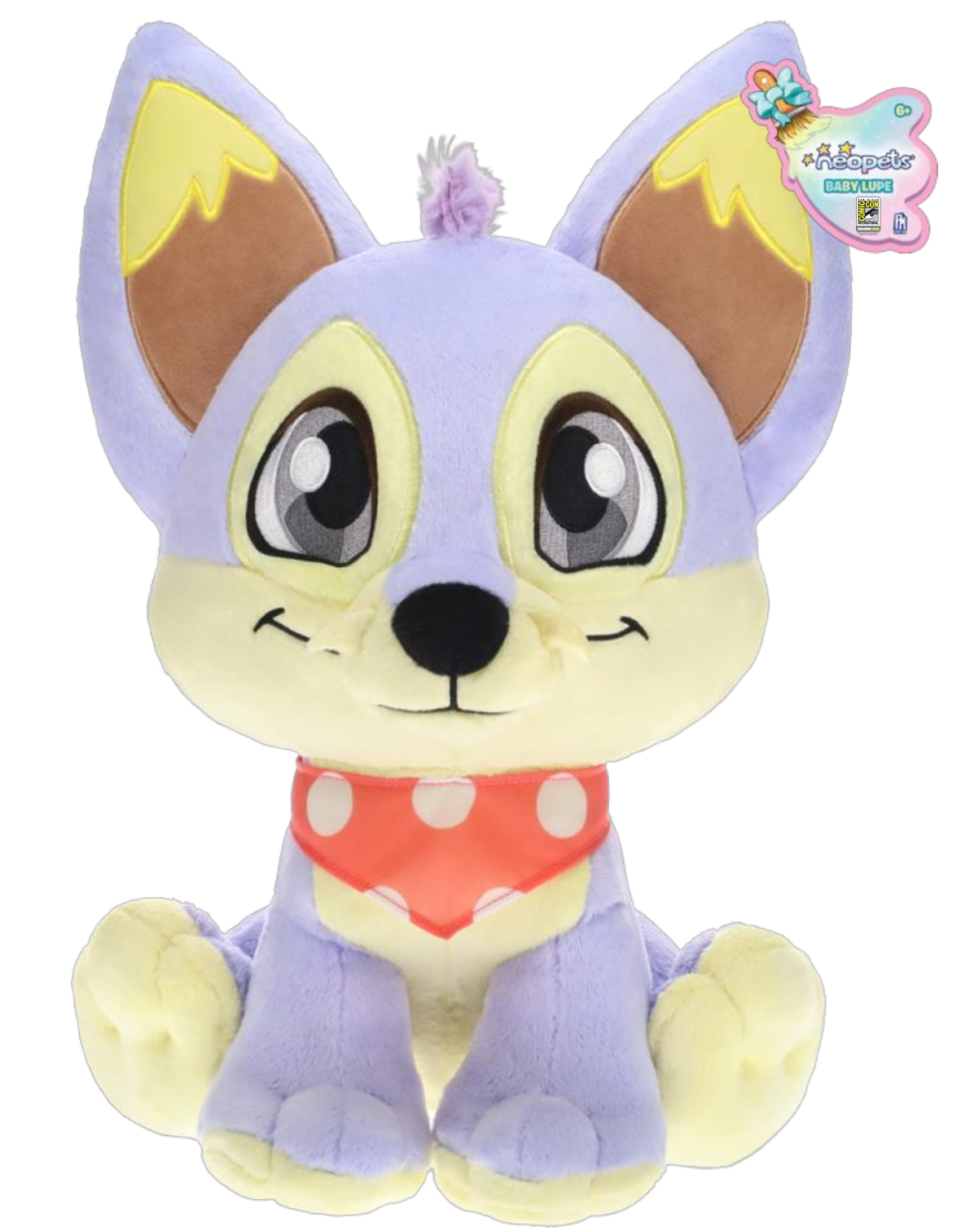 2026 SDCC Exclusive Neopets Baby Lupe Deluxe Plush with DLC Code
