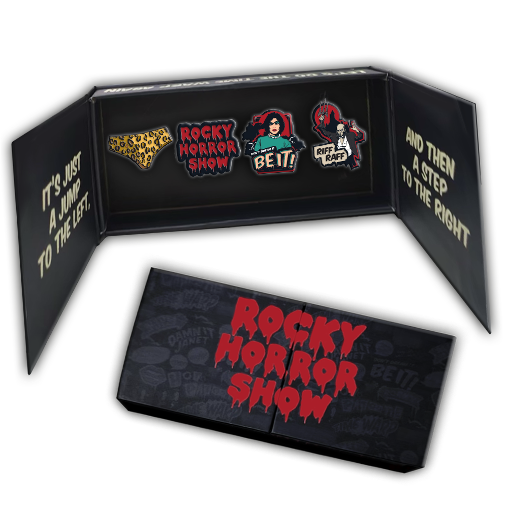 ROCKY HORROR SHOW: FOUR-PIECE ENAMEL PIN COLLECTION