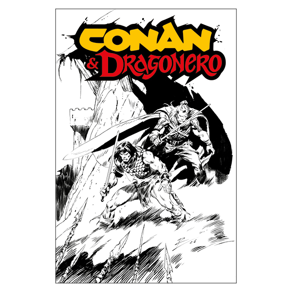 CONAN & DRAGONERO #1 SDCC EXCLUSIVE ROBERTO DE LA TORRE INKS CARDSTOCK