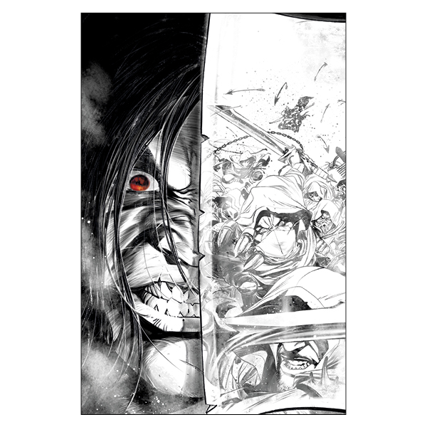 DIABLO: DAWN OF HATRED #1 SDCC EXCLUSIVE DEV PRAMANIK INKS W/ TRADING CARD