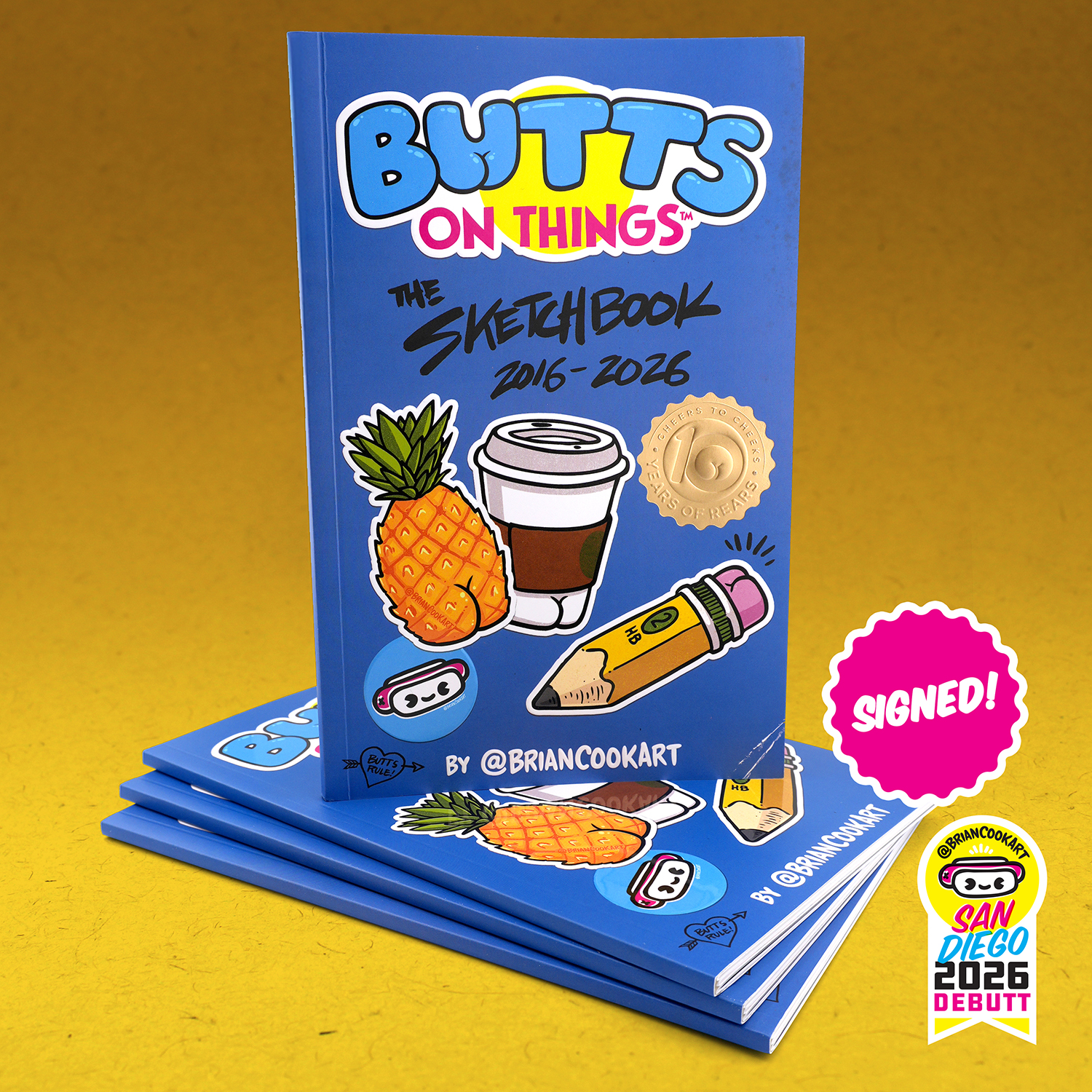 Butts on Things *Debut* 10th Anniversary Sketchbook!