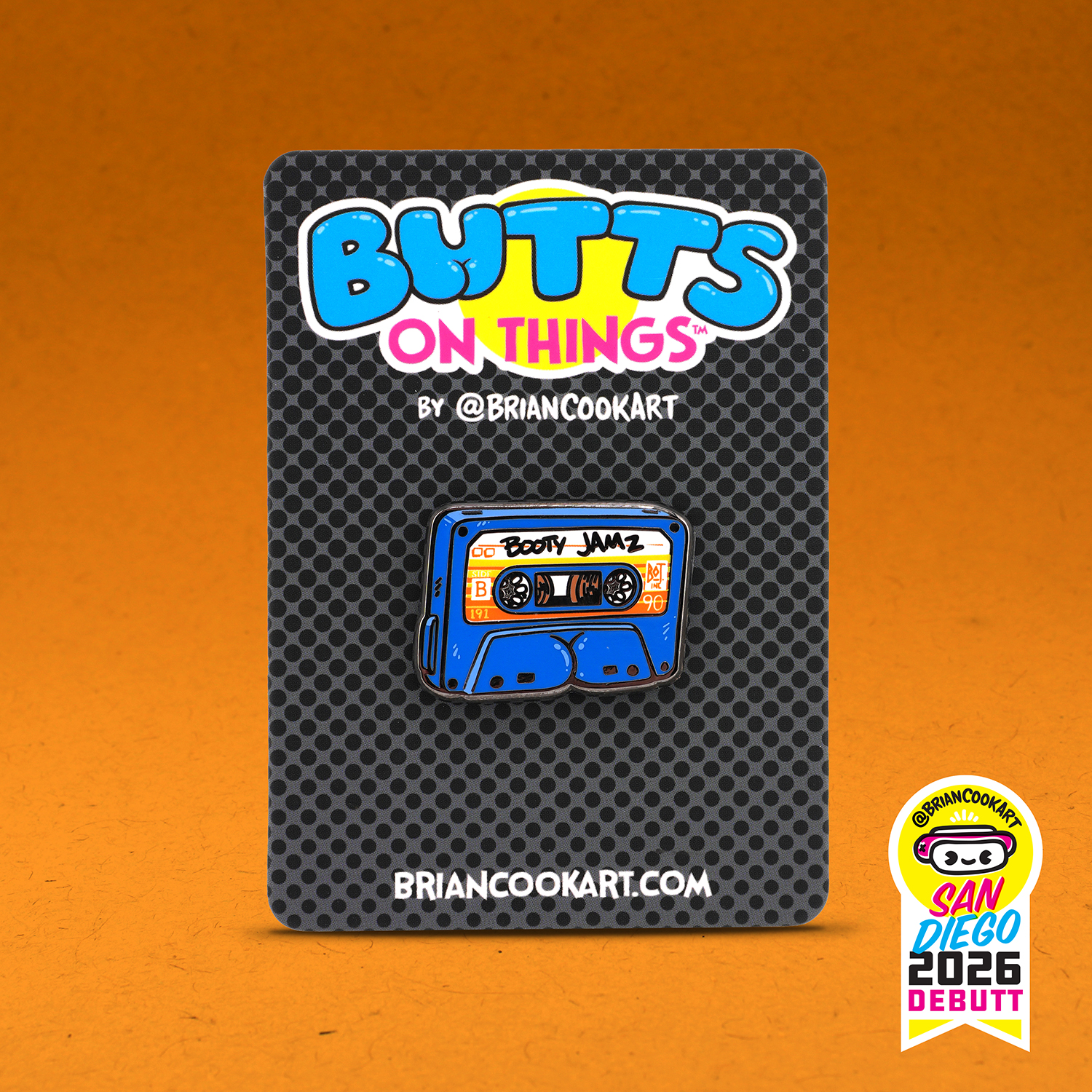 Butts on Things *Debut*  Mixtape Pin