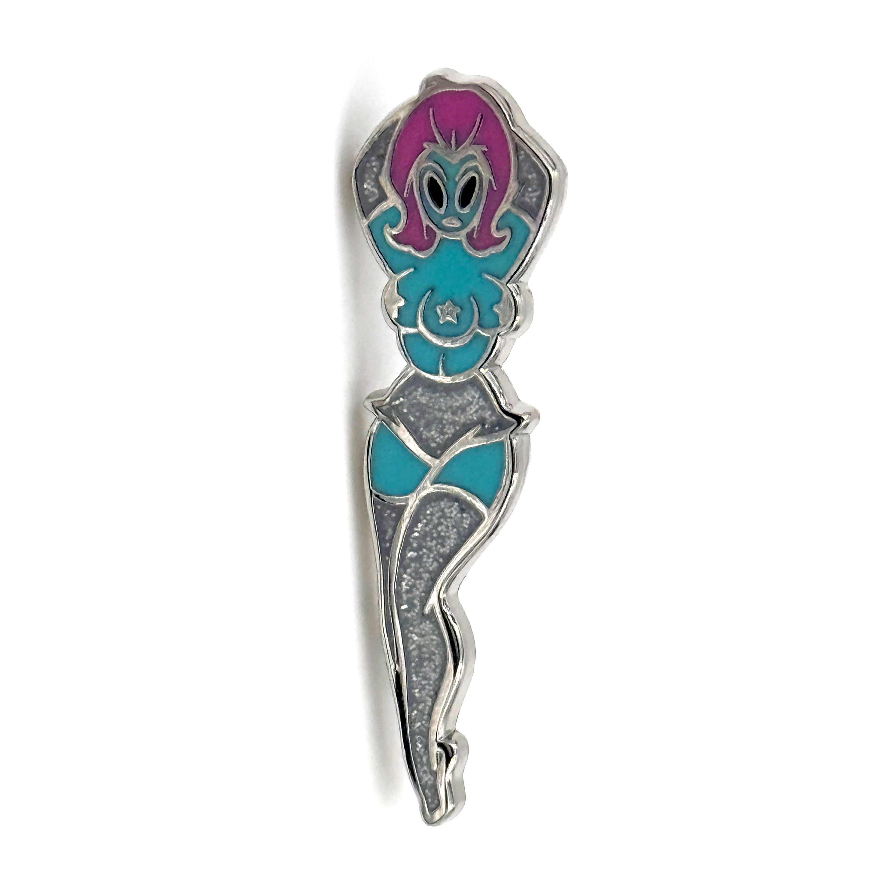 Alien Enamel Pin by Sveta Shubina