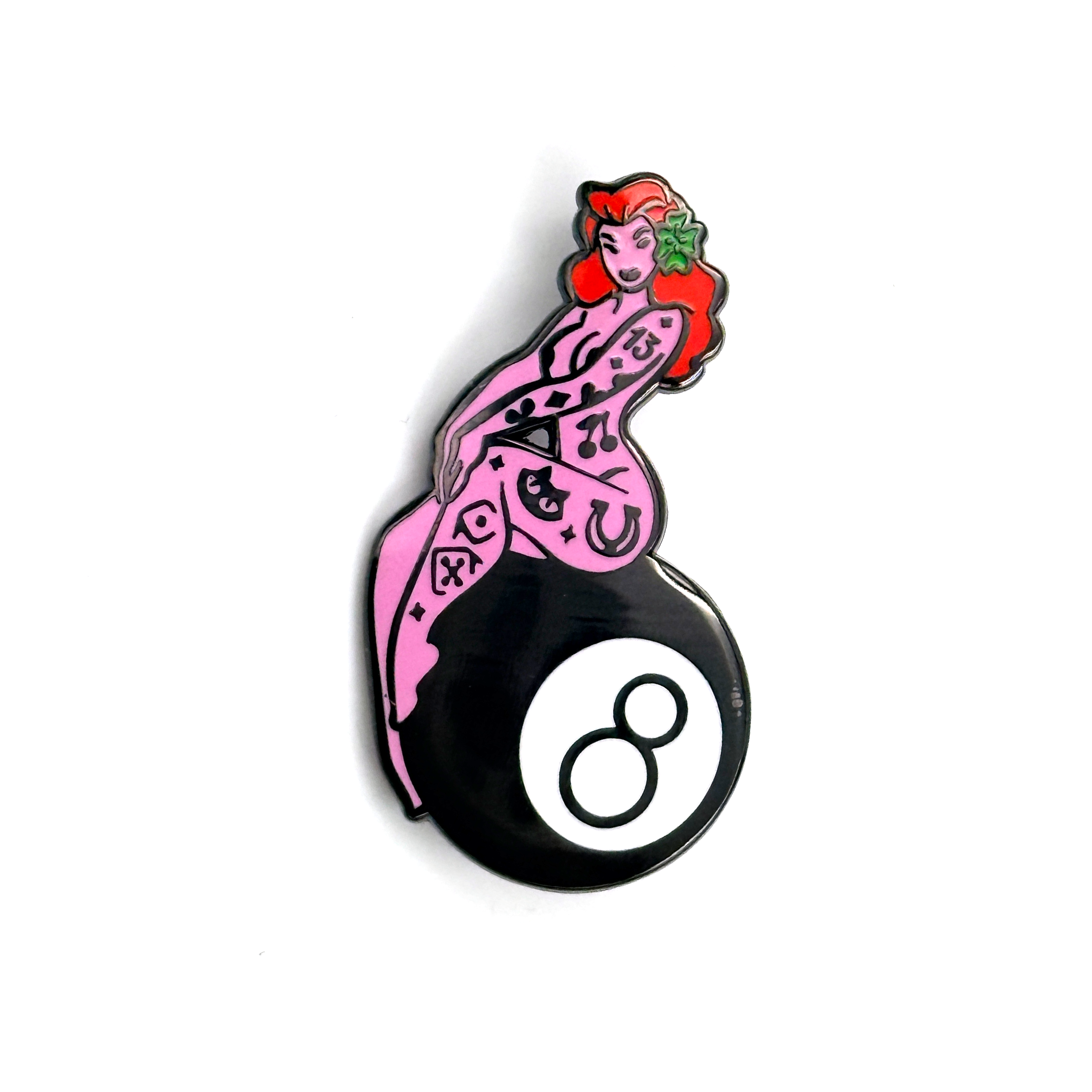 Lady Luck Enamel Pin by Sveta Shubina