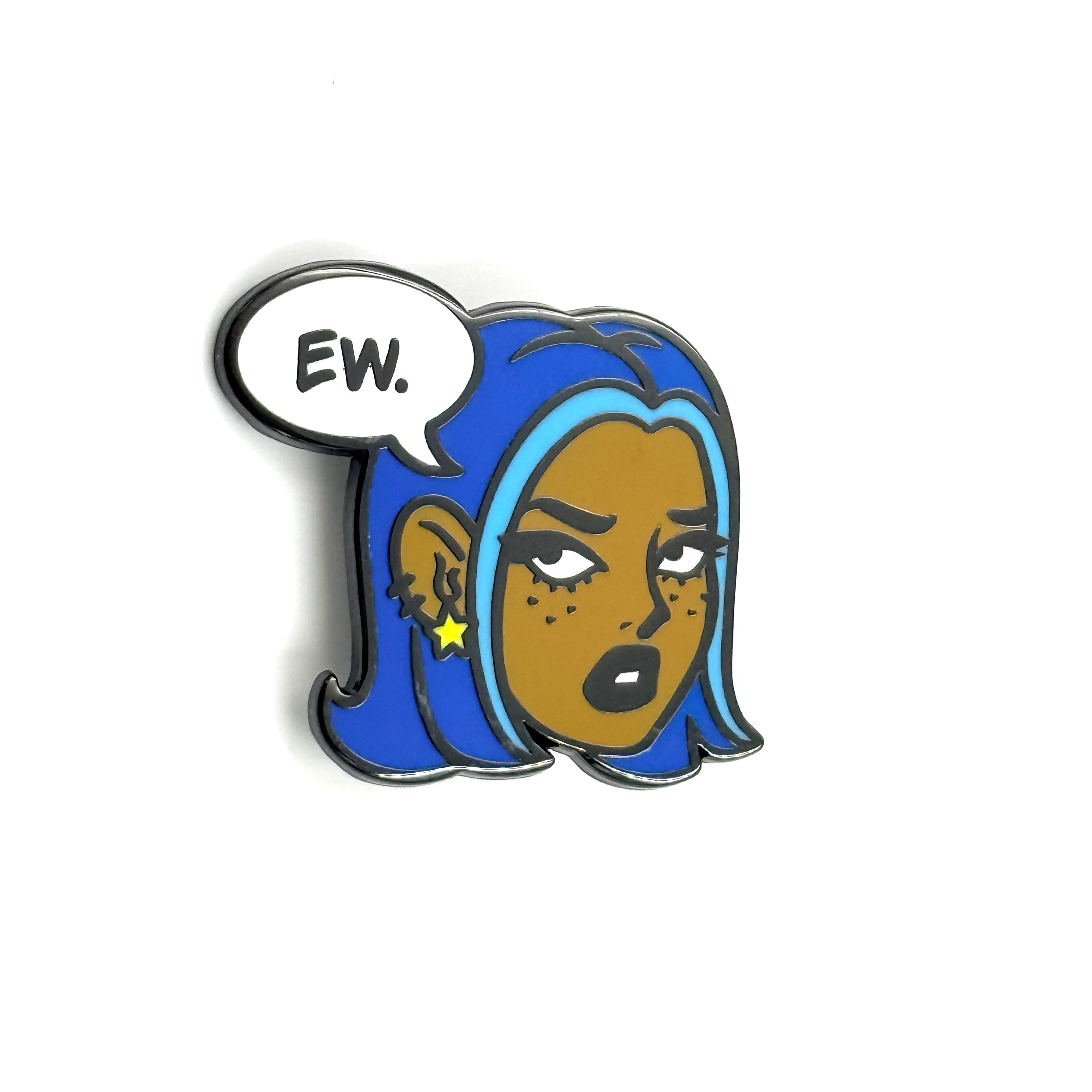 "Ew" Enamel Pin by Tragic Girls