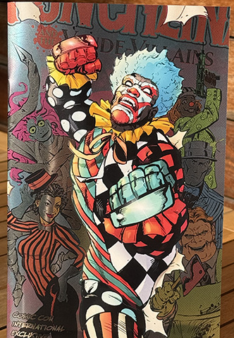 SDCC 2026 Exclusive Geof Isherwood Foil Cover (Punchline and the Vaude-Villains vs Violante #1)