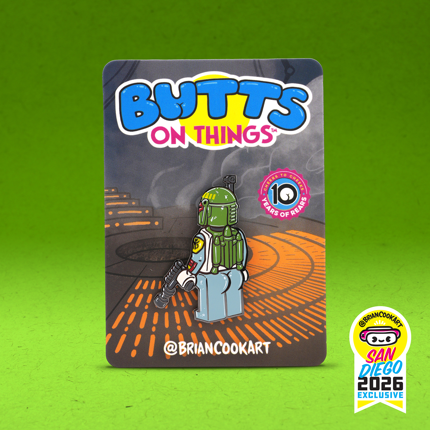 Butts on Things *Exclusive* Boba Fett Minifig