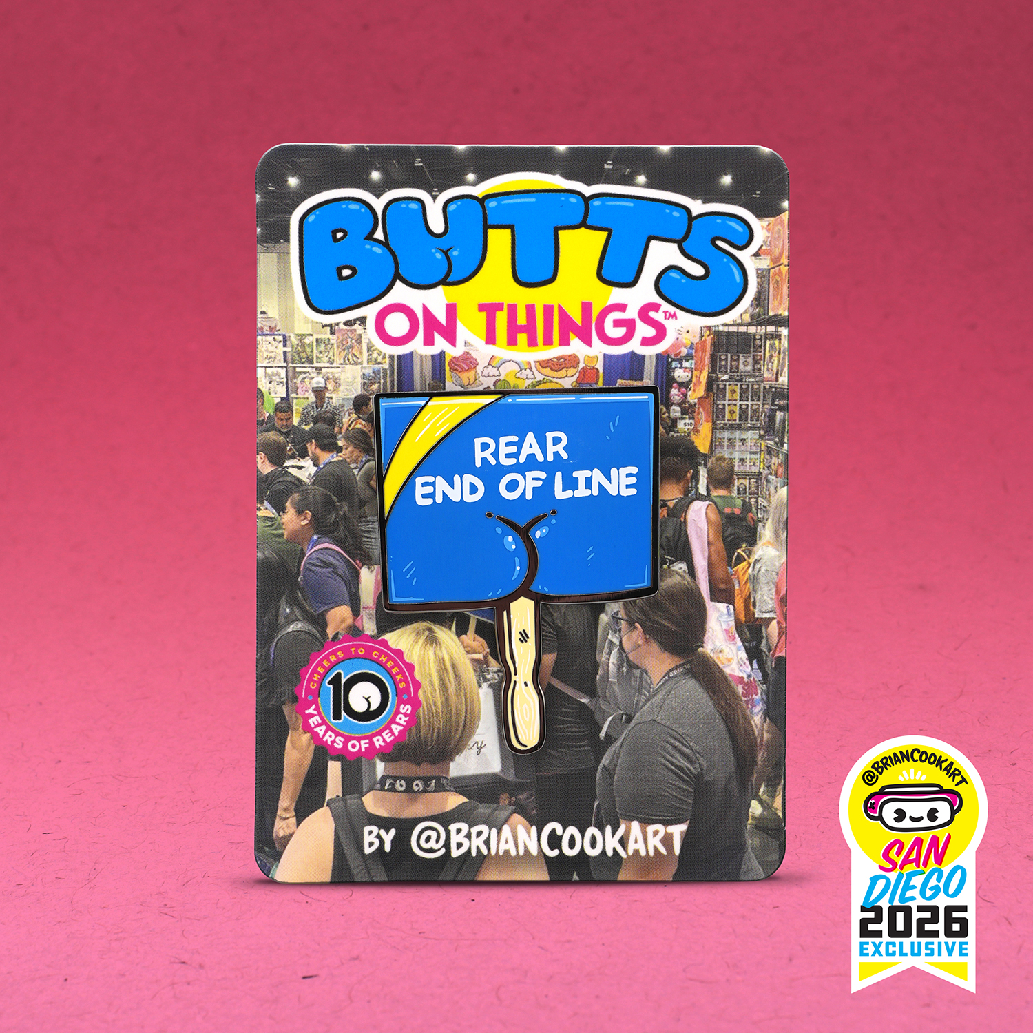 Butts on Things *Exclusive* Line Sign Pin