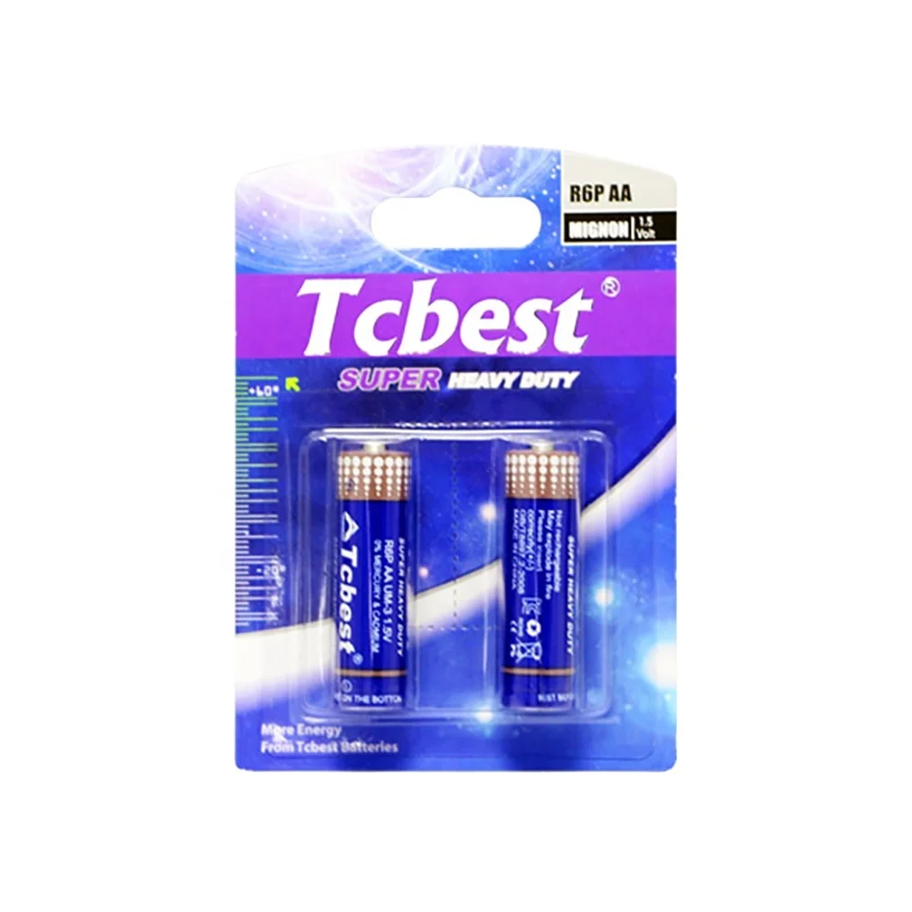 Zinc carbon R6P Battery