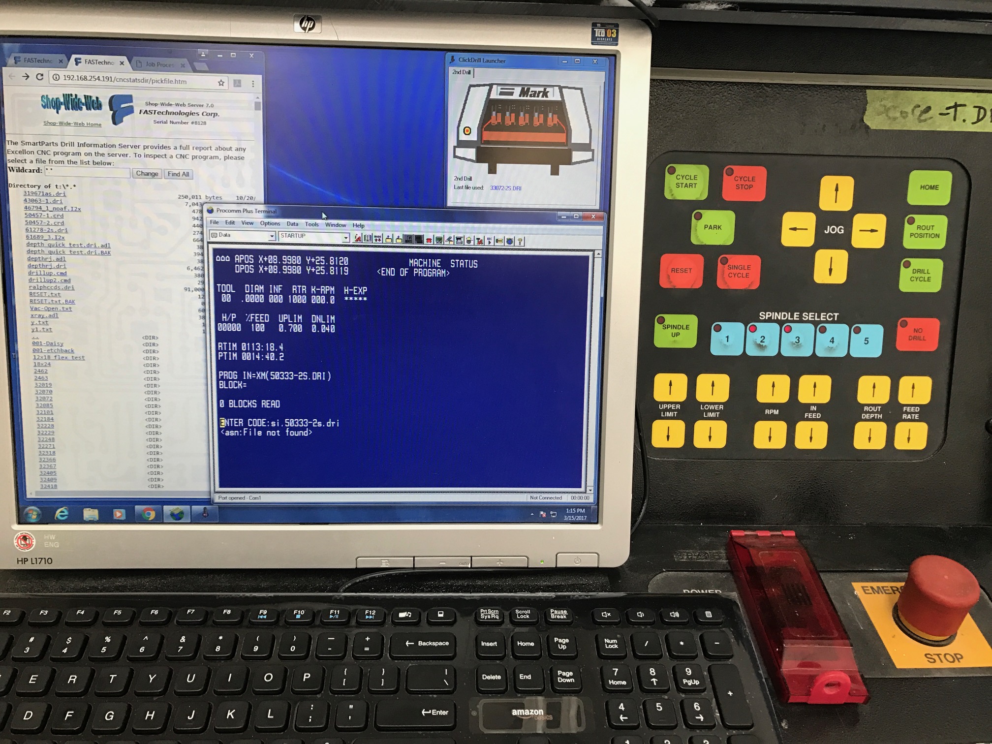 CNC6 Monitor replacement