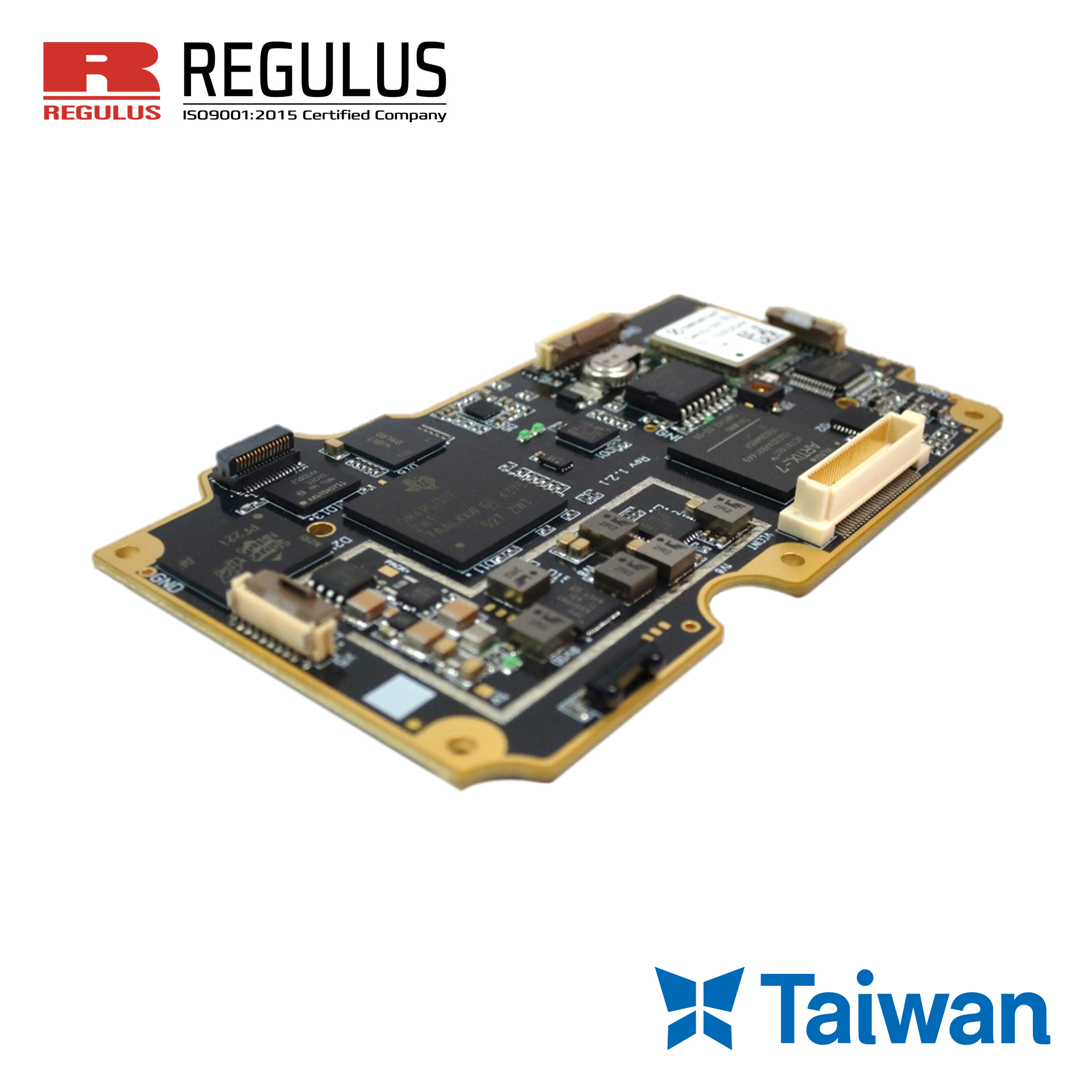 PCB Assembly with tented vias