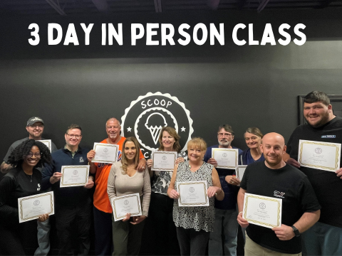 3 Day Scoop School In Person Class