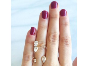 Floating Crystals Ring